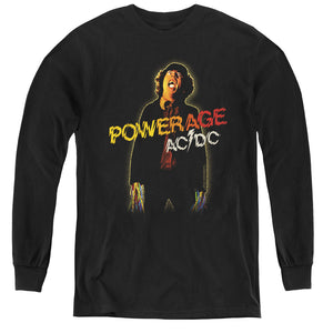 Kids AC/DC T-Shirt Powerage Album Youth Long Sleeve Shirt - Yoga Clothing for You