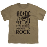 Kids AC/DC T-Shirt For Those About to Rock Youth T-shirt - Yoga Clothing for You