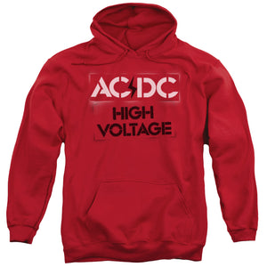 AC/DC High Voltage Red Pullover Hoodie - Yoga Clothing for You