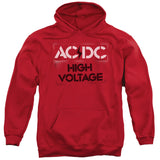 AC/DC High Voltage Red Pullover Hoodie - Yoga Clothing for You