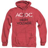 AC/DC High Voltage Red Heather Hoodie - Yoga Clothing for You