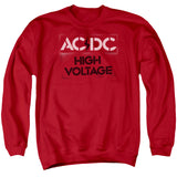 AC/DC High Voltage Red Sweatshirt - Yoga Clothing for You