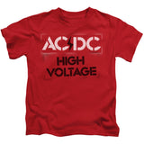 Kids AC/DC T-Shirt High Voltage Stencil Tee Shirt - Yoga Clothing for You