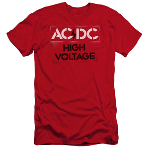 AC/DC High Voltage Red Premium T-shirt - Yoga Clothing for You