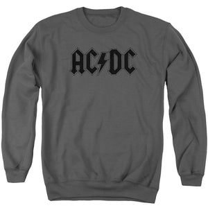 AC/DC Vintage Logo Charcoal Sweatshirt - Yoga Clothing for You