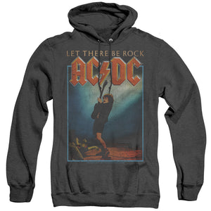 AC/DC Let There Be Rock Black Heather Hoodie - Yoga Clothing for You