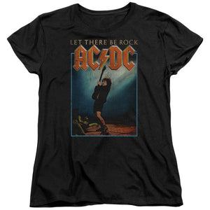 Ladies AC/DC T-Shirt Let There Be Rock Shirt - Yoga Clothing for You