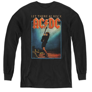 Kids AC/DC T-Shirt Let There Be Rock Youth Long Sleeve Shirt - Yoga Clothing for You