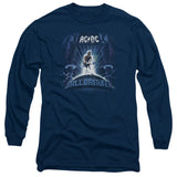 AC/DC Ballbreaker Album Cover Navy Long Sleeve Shirt - Yoga Clothing for You