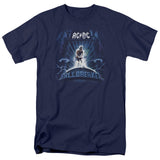 AC/DC Ballbreaker Album Cover Navy T-shirt - Yoga Clothing for You