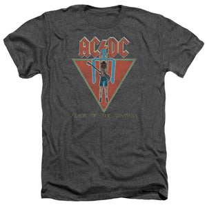 AC/DC Shirt Flick of The Switch Heather T-Shirt - Yoga Clothing for You