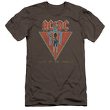 AC/DC Flick of the Switch Album Charcoal Premium T-shirt - Yoga Clothing for You