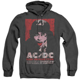 AC/DC High Voltage Tour Chequers Black Heather Hoodie - Yoga Clothing for You
