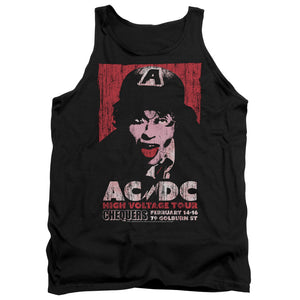 AC/DC High Voltage Tour Chequers Black Tank Top - Yoga Clothing for You