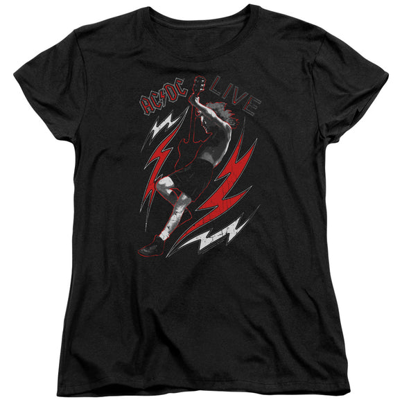 AC/DC Angus Young Live Womens Shirt - Yoga Clothing for You