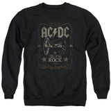 AC/DC 1981 For Those About to Rock Album Black Sweatshirt - Yoga Clothing for You