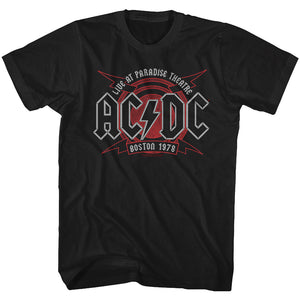 AC/DC Live at Paradise Theatre Black T-shirt - Yoga Clothing for You