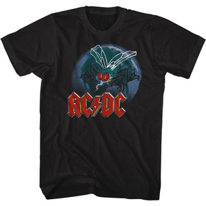 AC/DC 1985 Fly on the Wall World Tour Black Tall T-shirt - Yoga Clothing for You