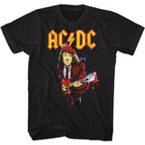 AC/DC Angus Young Bloody Guitar Black T-shirt - Yoga Clothing for You