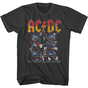 AC/DC Blow Up Your Video Tour Album Smoke T-shirt - Yoga Clothing for You