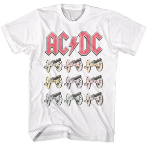 ACDC Cannons Repeat White T-shirt