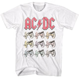 ACDC Cannons Repeat White T-shirt