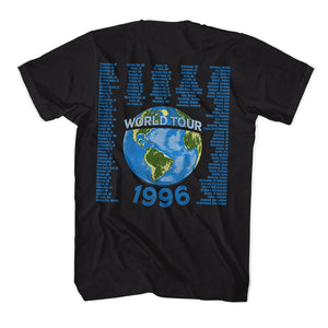 ACDC 1996 Ballbreaker World Tour Black T-shirt Front & Back