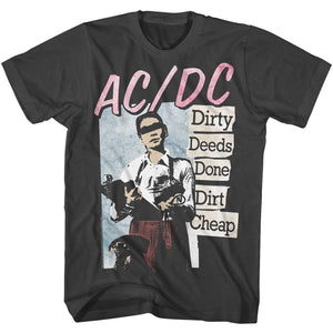 AC/DC T-Shirt Dirty Deeds Done Dirt Cheap Smoke Tee - Yoga Clothing for You