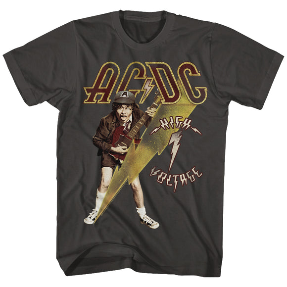 AC/DC T-Shirt High Voltage Color Smoke Tee - Yoga Clothing for You