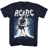 AC/DC Angus Young Solo Navy T-shirt - Yoga Clothing for You