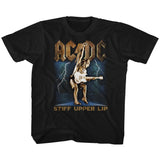 AC/DC Kids T-Shirt Stiff Upper Lip Album Black Tee - Yoga Clothing for You