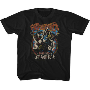 Aerosmith Kids T-Shirt Let Rock Rule Tour Tee