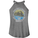 Aerosmith Train Kept a Rollin Ladies Grey Rocker Tank Top