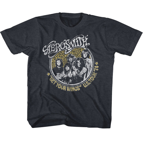 Aerosmith Kids T-Shirt Get Your Wings Tour Tee