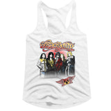 Aerosmith Ladies Racerback Tanktop Jackets Group Photo Tank