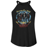 Aerosmith Dream On 1973 Ladies Black Rocker Tank Top