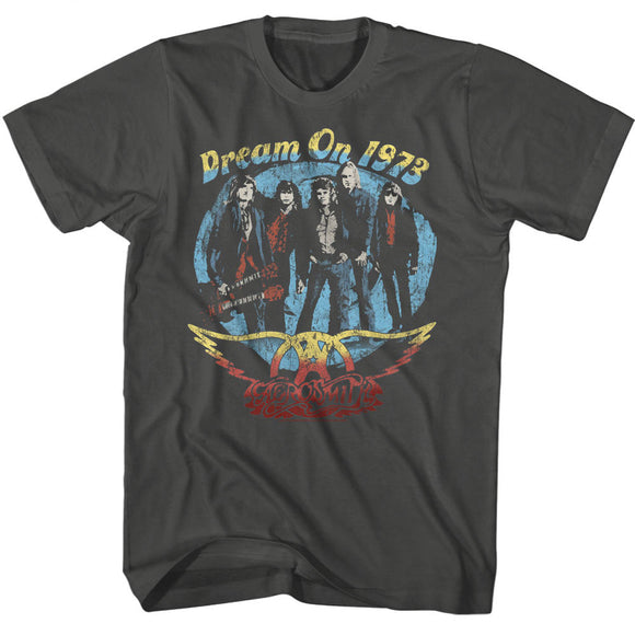Aerosmith Dream On 1973 Smoke T-shirt