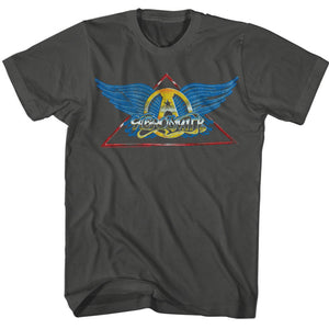 Aerosmith Triangle Wing Logo Smoke T-shirt