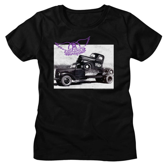 Aerosmith Ladies T-Shirt Pump Album Tee