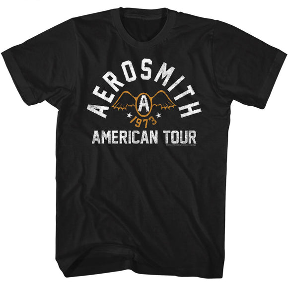 Aerosmith American Tour Black Tall T-shirt