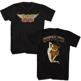 Aerosmith 1994 Pandoras Toys Black Tall T-shirt Front & Back