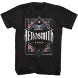 Aerosmith Vintage Box Logo Black Tall T-shirt
