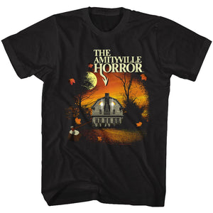 Amityville Horror Tall T-Shirt House Black Tee - Yoga Clothing for You