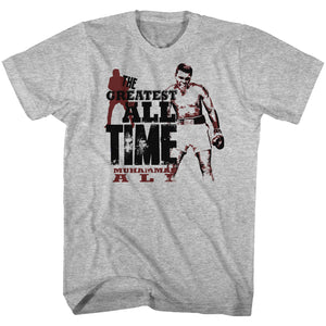 Muhammad Ali T-Shirt Greatest Of All Time Heather Tee - Yoga Clothing for You