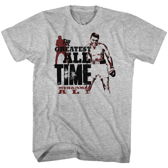 Muhammad Ali Tall T-Shirt Greatest Of All Time Heather Tee - Yoga Clothing for You