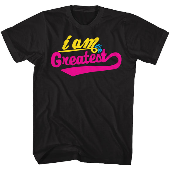 Muhammad Ali T-Shirt I Am The Greatest CMYK Black Tee - Yoga Clothing for You