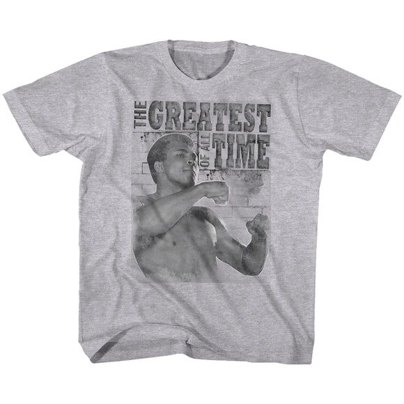 Muhammad Ali Toddler T-Shirt Training Stance Distressed Heather Tee - Yoga Clothing for You
