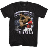 Muhammad Ali Thrilla in Manila Black Tall T-shirt