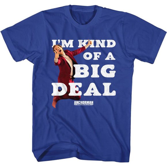 Anchorman T-Shirt I'm Kind of a Big Deal Royal Tee - Yoga Clothing for You