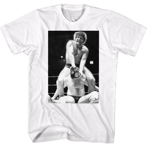 Andre The Giant T-Shirt Neck Cracked White Tee - Yoga Clothing for You